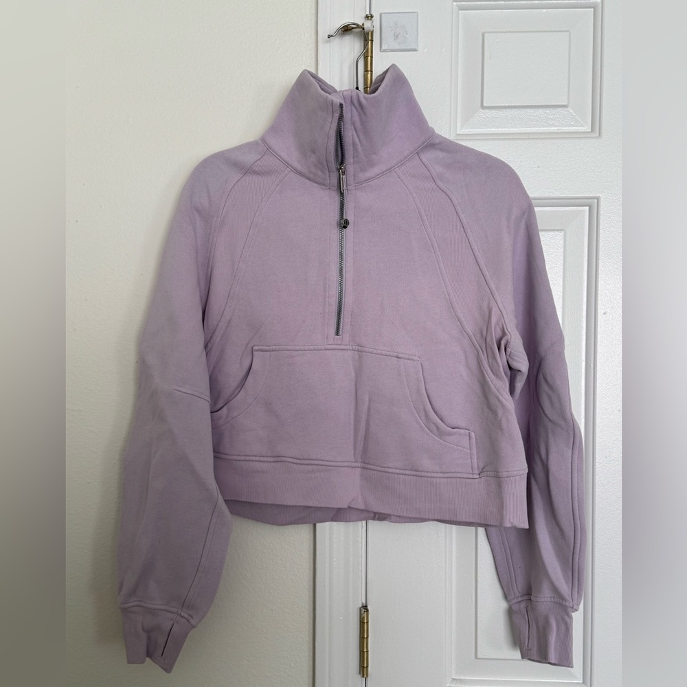 lululemon scuba oversized funnel neck half zip
